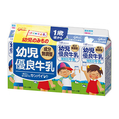 幼児優良牛乳 100ml×4