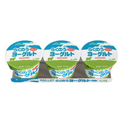 らくのうヨーグルト 75g×3